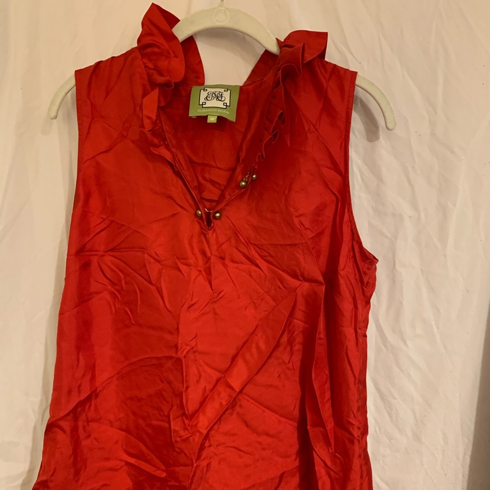 Elizabeth McKay sleeveless blouse.